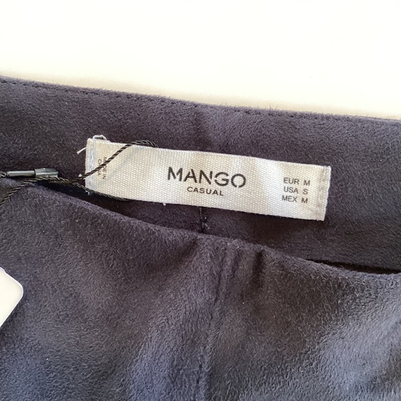 NWT! MANGO faux suede pants (#1N122) - Picture 4 of 7